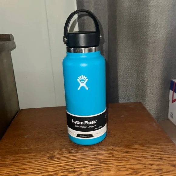 Hydro Flask | Dining | Hydro Flask Wide Mouth New With Tags 32 Oz Wide Flex  Cap Laguna | Poshmark